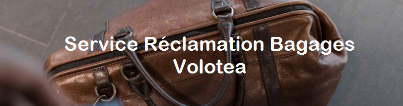 Service réclamation bagages Volotea 