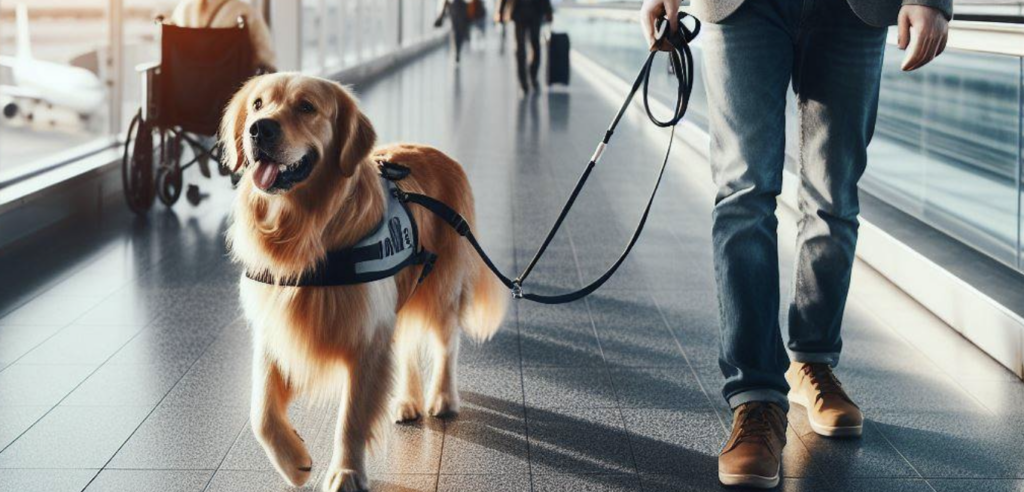 chien guide aéroport 